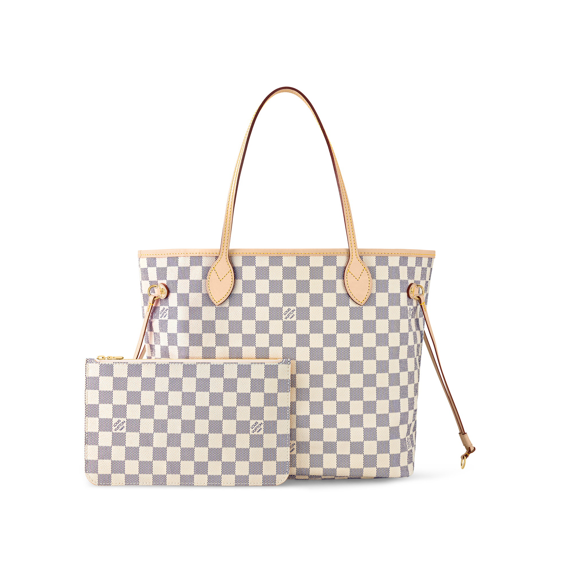 Women - Neverfull MM Damier Azur Canvas Women Handbags Business Bags | LOUIS VUITTON